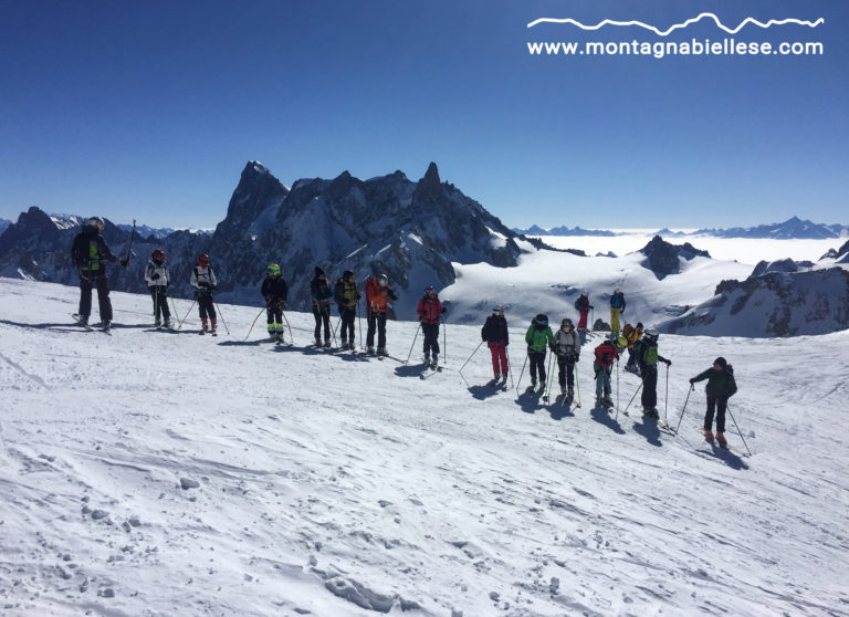 Scialpinismo in Vallée Blanche